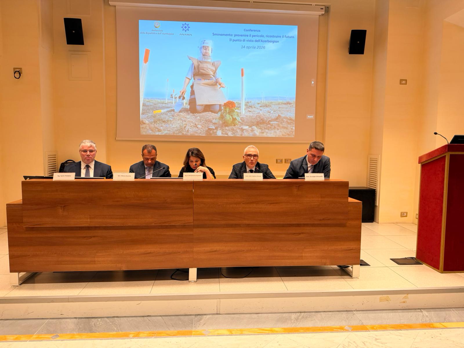 Conferenza dedicata al problema delle mine in Azerbaigian si è tenuta al Senato italiano Xeber basligi