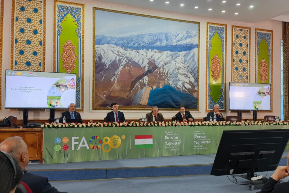 FAO-nun Regional Konfransının 35-ci sessiyasında Azərbaycandakı innovativ layihələrdən danışılıb Xeber basligi