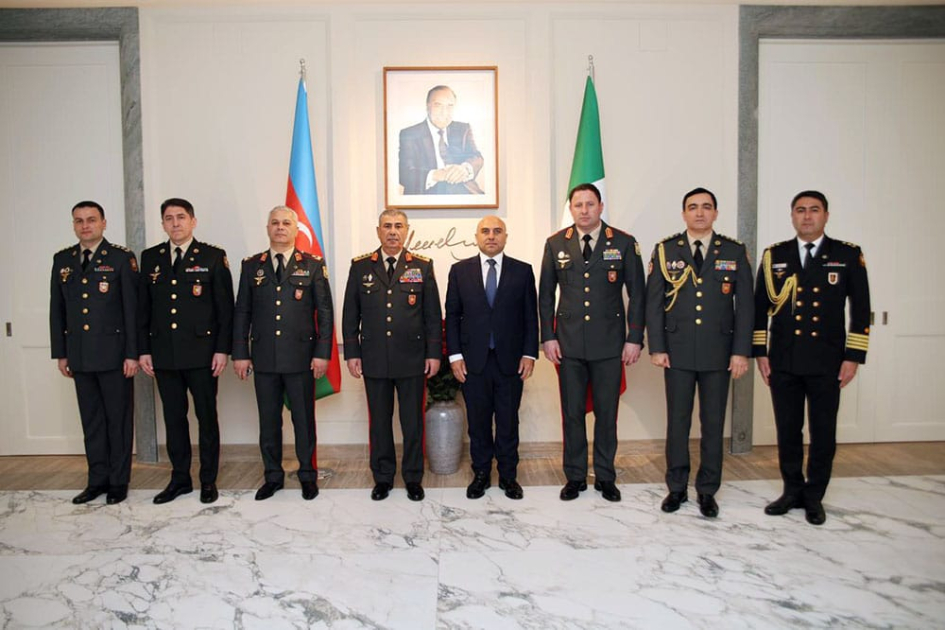Il Ministro della Difesa dell’Azerbaigian in visita ufficiale in Italia Xeber basligi